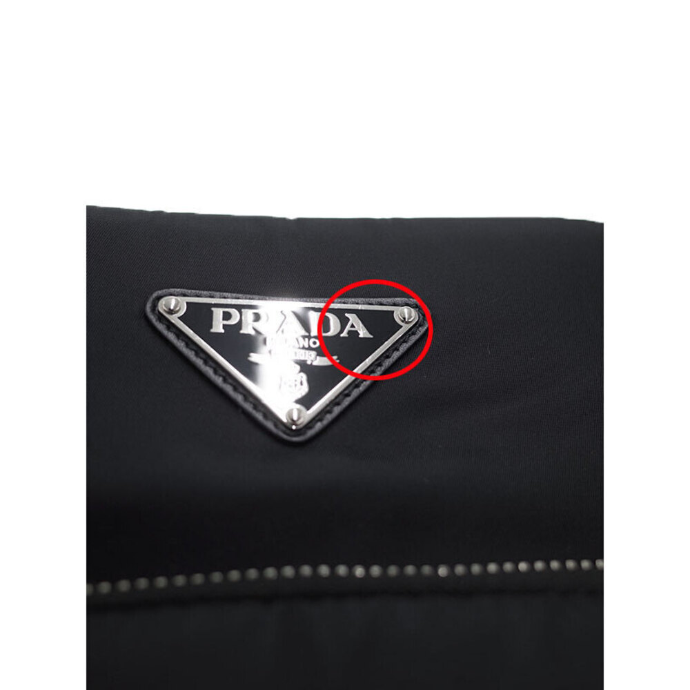 Prada Tessuto Tote Cargo Bag Pocket Shoulder black - Picture 4 of 9